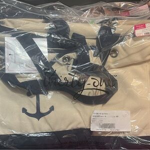 Thirty-One Navy and Cream Anchor Tote